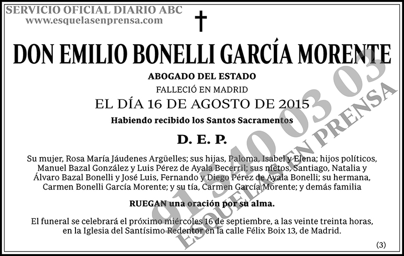 Emilio Bonelli García Morente